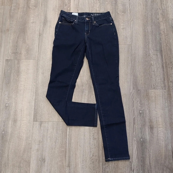 Gap Mid Rise Curvy True Skinny Jeans - 26 Long - Picture 3 of 6